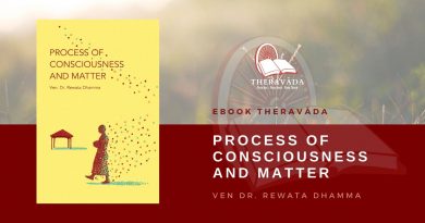 PROCESS OF CONSCIOUSNESS AND MATTER - VEN DR REWATA DHAMMA