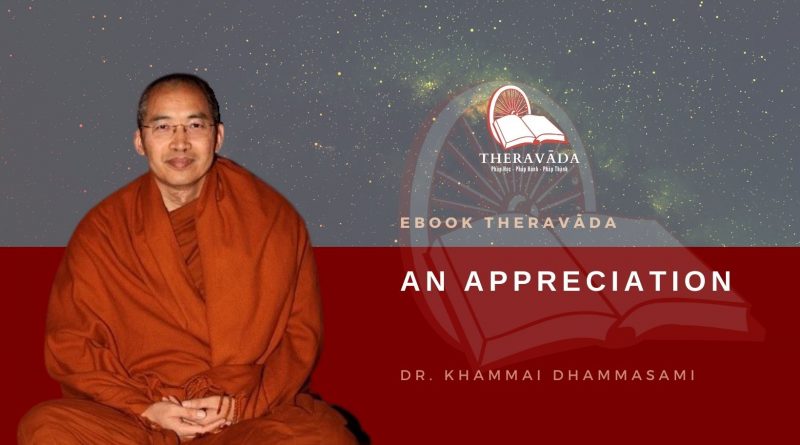 AN APPRECIATION - DR. KHAMMAI DHAMMASAMI
