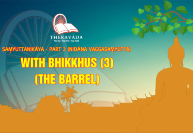 Videos 18. With Bhikkhus(3) (the Barrel) | Saṃyuttanikāya – Part 2 (nidāna Vaggasaṃyutta)