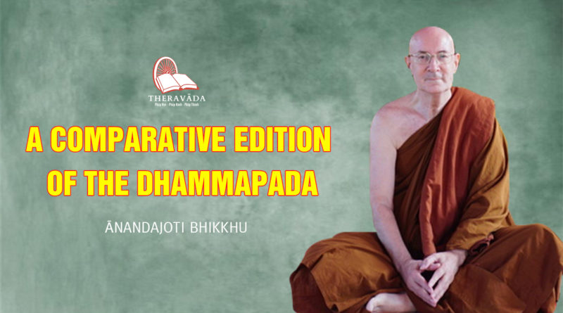 A Comparative Edition of the Dhammapada
