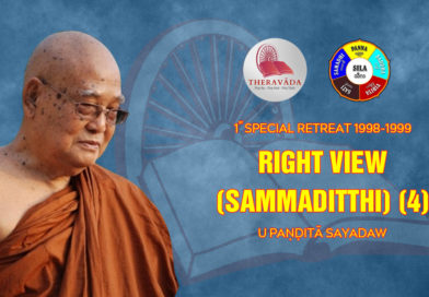 Video 33. Right View (sammaditthi) (4) | U Paṇḍitā Sayadaw – 1st Special Retreat 1998 – 1999