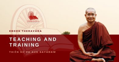 TEACHING AND TRAINING - SAYADAW PA AUK