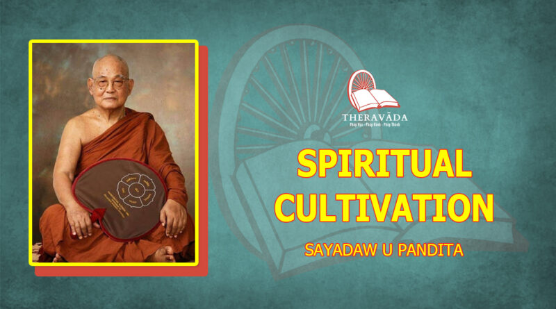 SPIRITUAL CULTIVATION - SAYADAW U PANDITABHIVAMSA