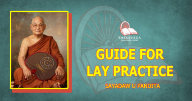 GUIDE FOR LAY PRACTICE - SAYADAW U PANDITA